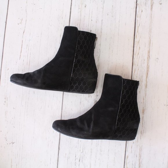Aquatalia Black Suede Booties - Picture 7 of 11